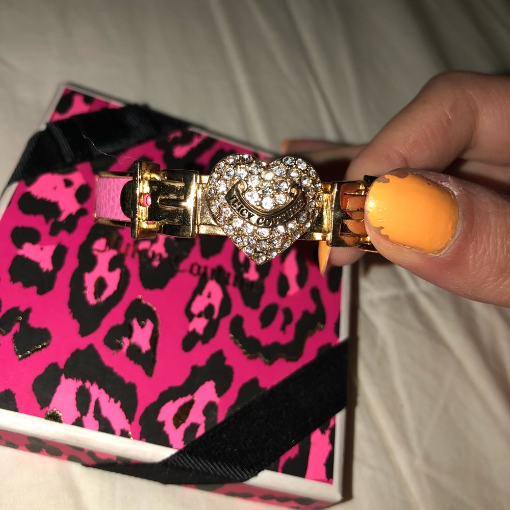Gorgeous juicy couture pink bracelet